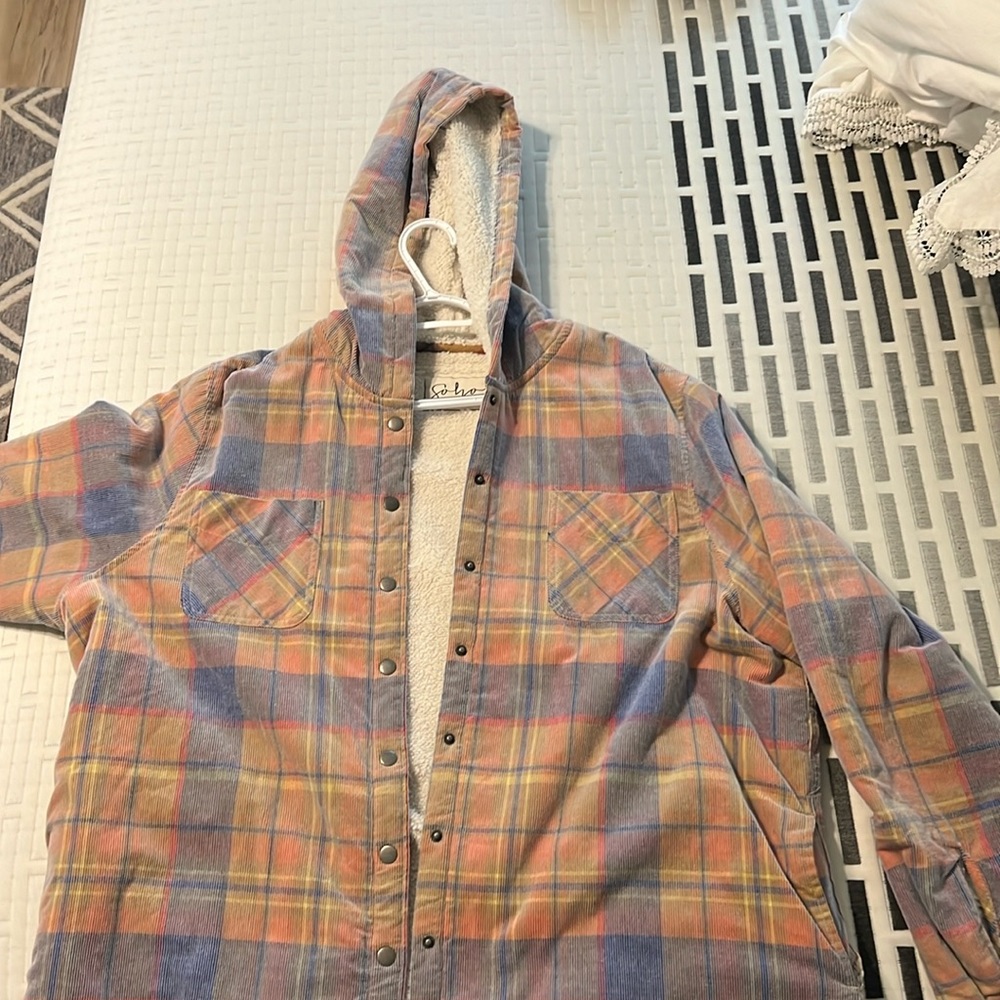 Flannel sweater